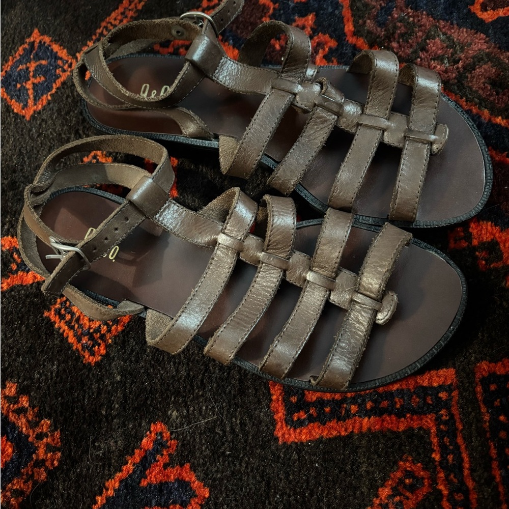 Brown Leather Sandals